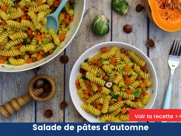 Salade de pâtes d'automne